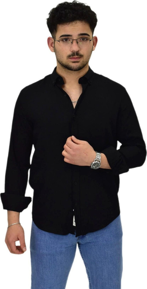 Erkek Spor Silim Fit Uzun Kol Gömlek G5033 BGL-ST04492