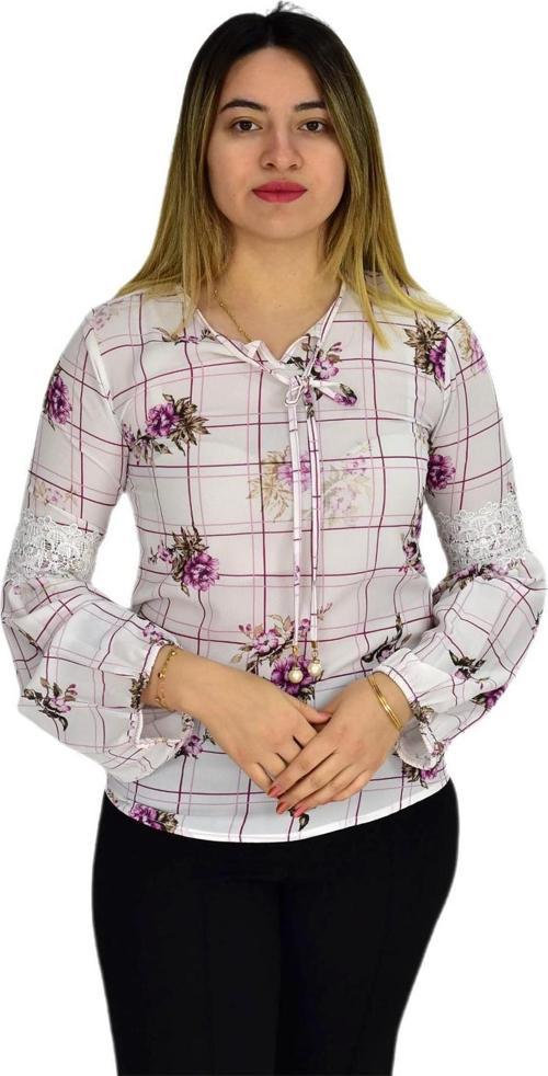 Kadın Çiçekli Bluz BGL-ST00591