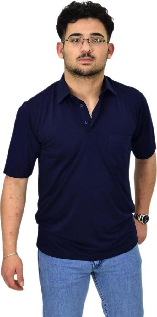 Erkek Büyük Beden Gömlek Yaka Tişört T6065 BGL-ST04540