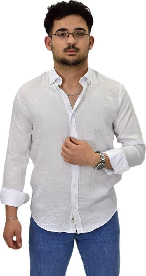 Erkek Spor Silim Fit Uzun Kol Gömlek G5033 BGL-ST04492