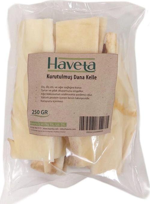 Kurutulmuş Dana Kelle Derisi 250Gr