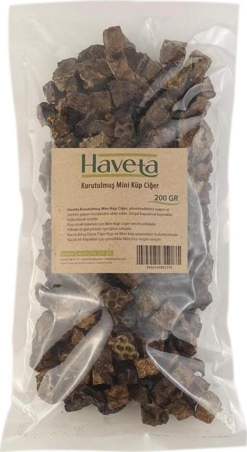 Kurutulmuş Dana Mini Küp Ciğer 200Gr