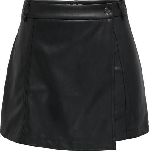 Kadın Deri Etek Görünümlü 100% Polyester Şort - 15338450