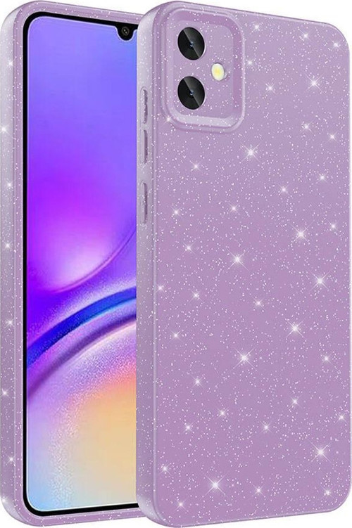 Galaxy A05 Kılıf Kamera Korumalı Simli Parıltılı Lüks Silikon