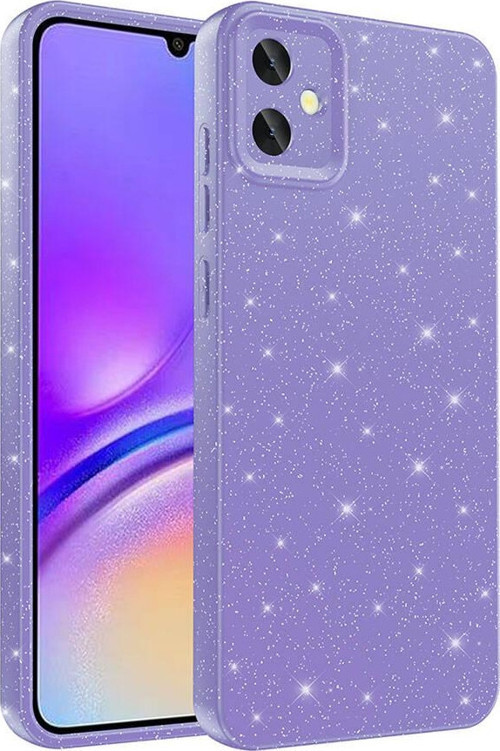 Galaxy A05 Kılıf Kamera Korumalı Simli Parıltılı Lüks Silikon