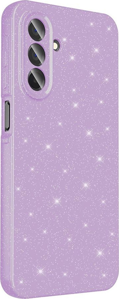 Galaxy A26 Kılıf Kamera Korumalı Simli Parıltılı Lüks Silikon