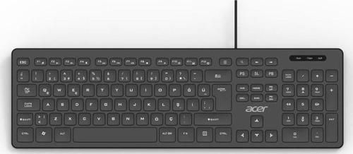 Oak920 Q Usb Siyah 1.8 Metre Kablolu Klavye - Tek Tuş Hesap Makinalı Sessiz Tuşlu