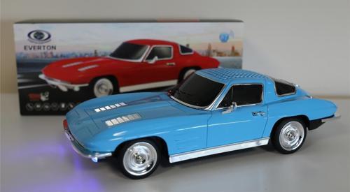 Rt-1956 Mavi (Blue) Arabalı Bluetooth Fm-Usb-Tf-Aux Şarjlı Nostaljik Radyo