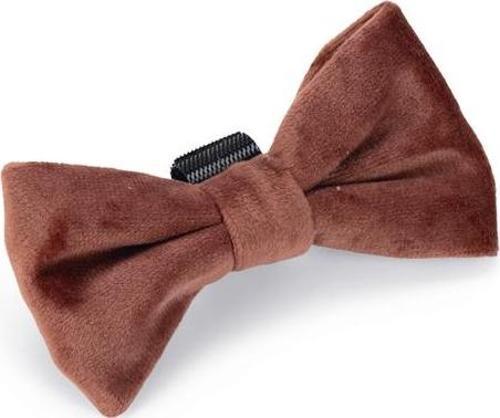 DBL Köpek Papyonu, Kadife, Pembe, 9cm