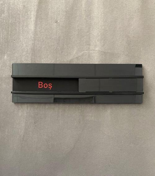 Siyah Basic Özel Seri Dolu&Boş Levhası