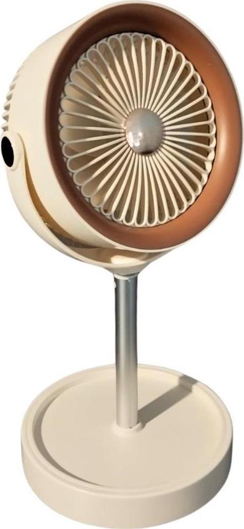 Masa Tipi Midi Fan – Taşınabilir Şarjlı Kademeli Hız ve Yükseklik Ayarı YS2298A