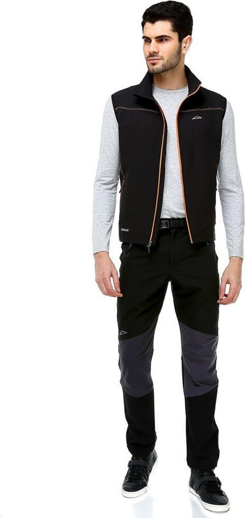 Point Softshell Bay Pantolon - Siyah/Gri S
