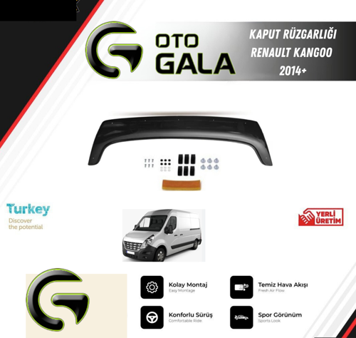 KAPUT RÜZGARLIĞI RENAULT MASTER 2014-2018