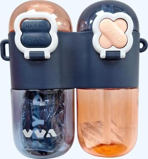 800 Ml Matara Suluk Mavi - Pembe 2 li