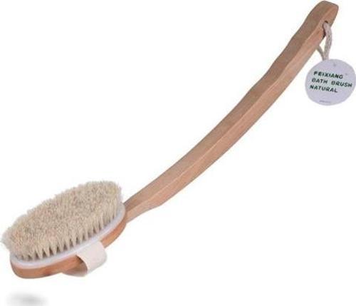 Duş Keyfi için Organik At Kılı Banyo Fırçası