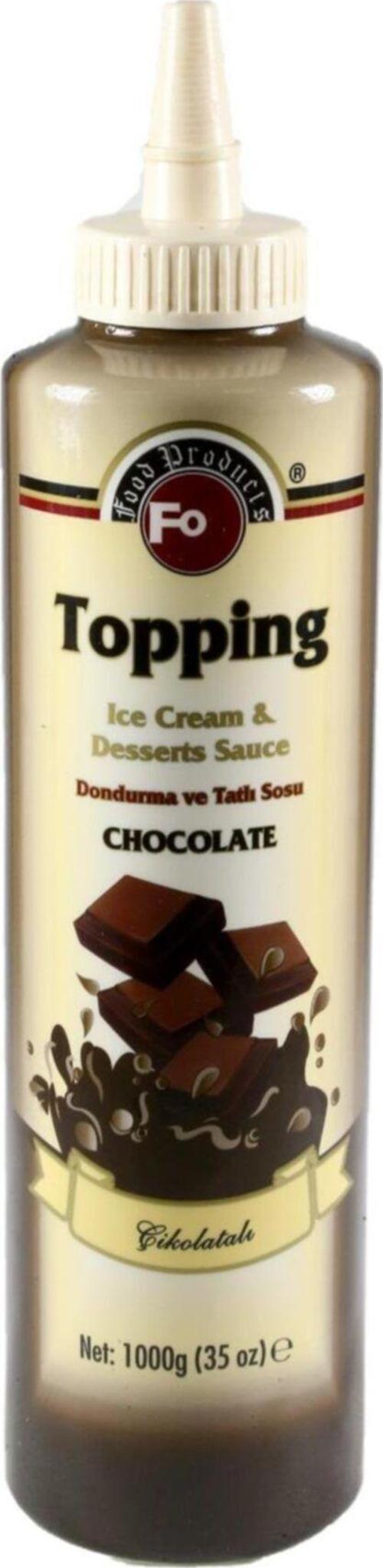 Topping Çikolatalı Sos 1000Gr