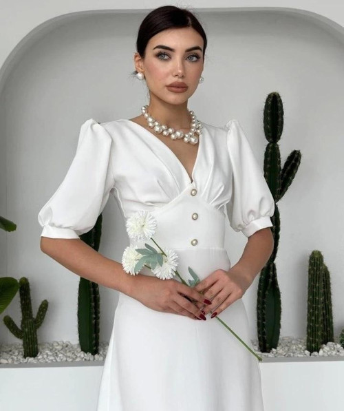 Linda Midi Elbise