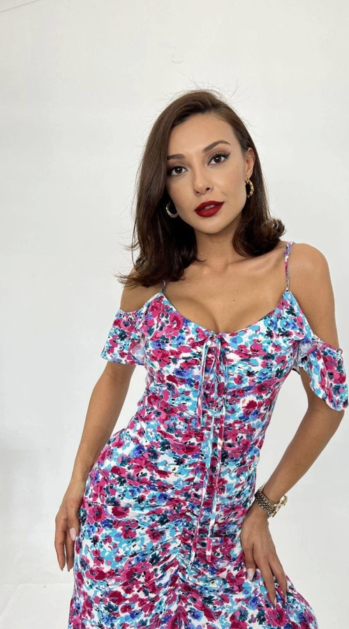 6410 ELBİSE-PEMBE