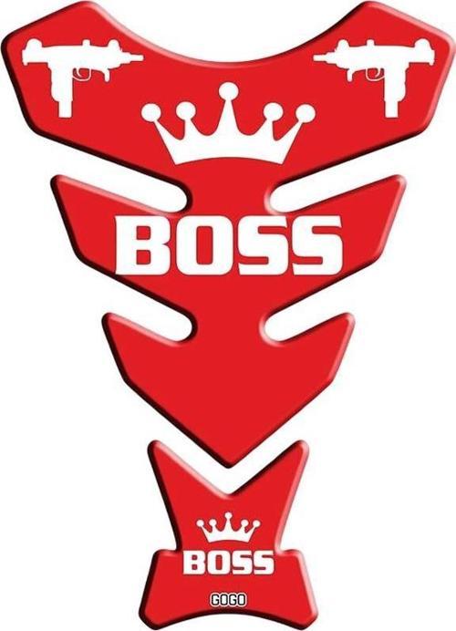 Universal Motosiklet Tank Pad Boss Kırmızı