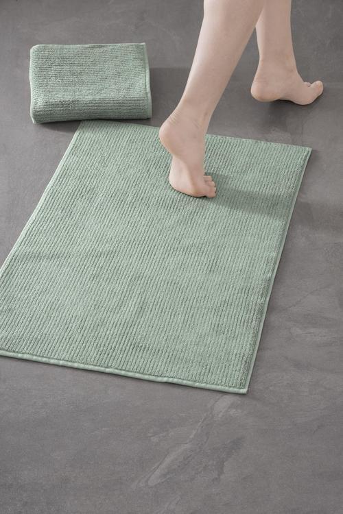 Pana Bathmat 303 - Yeni Trend, 50x75cm. 2ad.  Premium Ayak Havlusu / Banyo Paspas Seti
