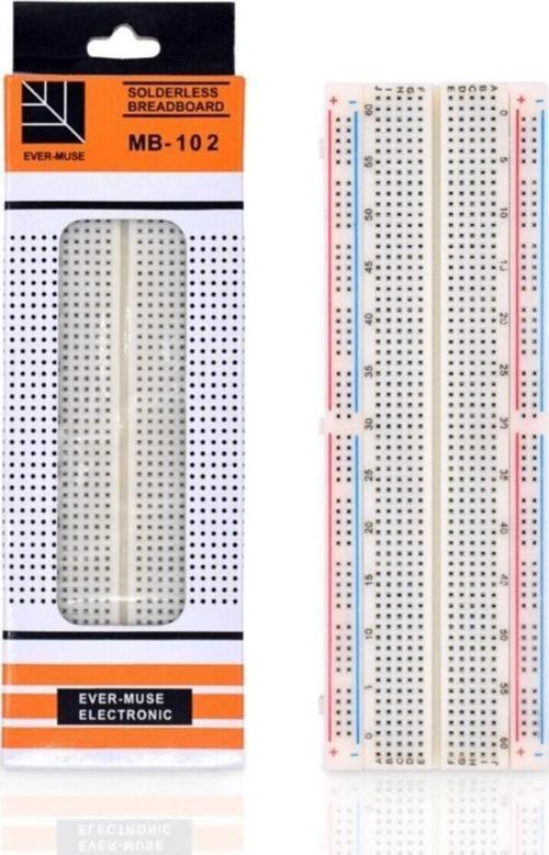 Breadboard Mb-102 830 Hücre Mb102 Büyük Boy Bread Board Protoboard Prototip Elektronik Deney