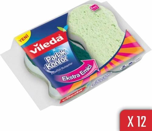 2'li Parlak Konfor Oluklu Sünger 12'li Paket