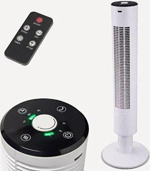 Goodhome Kule Tipi Vantilatör Beyaz Kumandalı