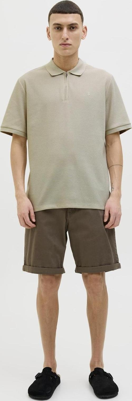 JJEAUSTIN ZIP POLO SS NOOS