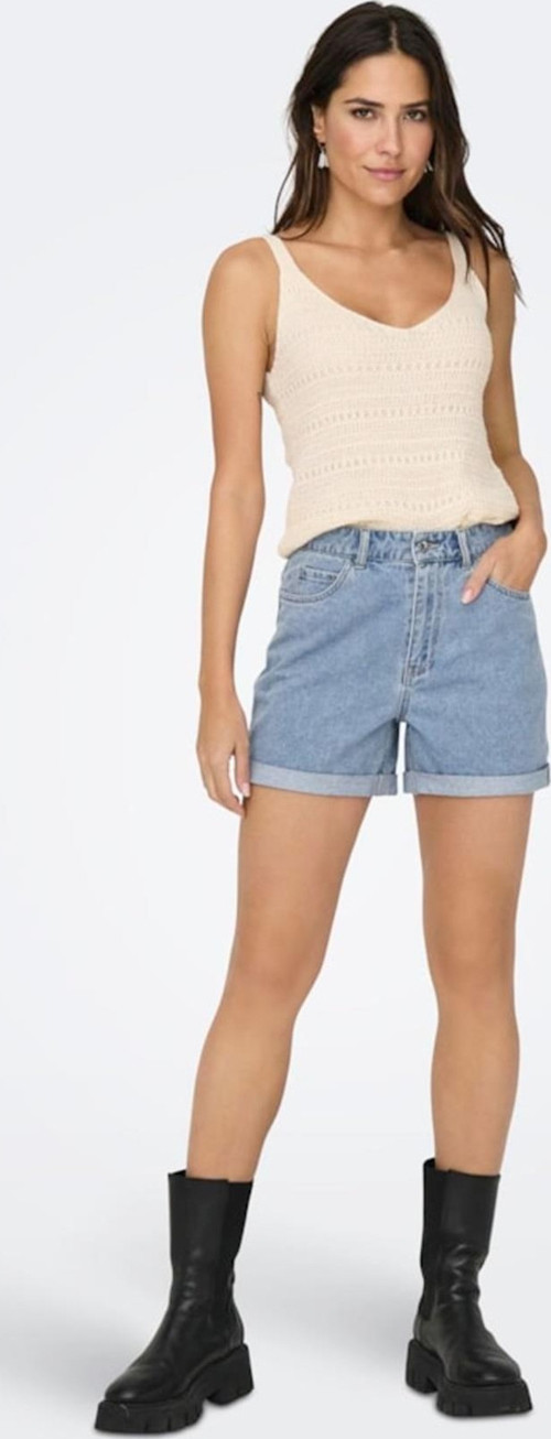 Onlvega Hw Mom Dnm Shorts Noos