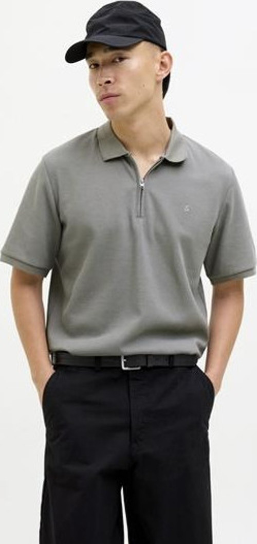 JJEAUSTIN ZIP POLO SS NOOS
