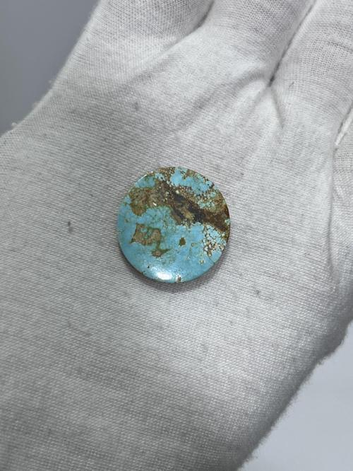 Okyanus Temalı Doğal Kabaşon Firuze Taşı 18,1 Karat - Turkuaz Taşı 3,63 Gram