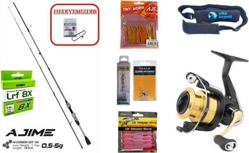 Ajime 183 cm 0.5-5 gr & Daiwa RS 500 LRF Seti