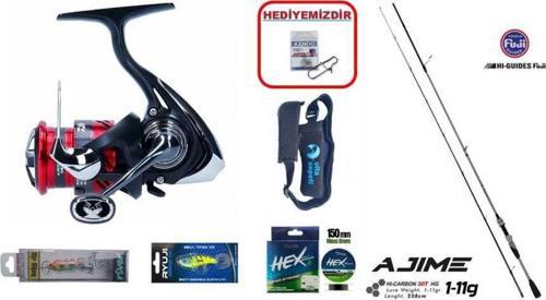 Ajime 228cm 0.5-5gr & Daiwa Ninja 23 LT 1000 LRF Seti