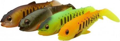 Craft Cannibal Paddletail 12.5 cm 20 gr Dark Water Mix 4 Adet