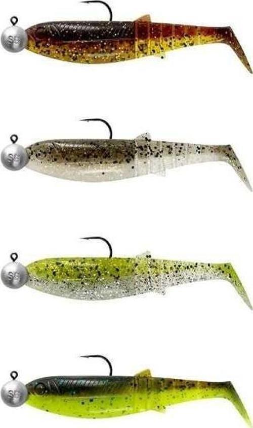 Cannibal Shad 6.8cm 3gr+5gr #1/0 Clear Water 4+4 Adet Sahte Balık