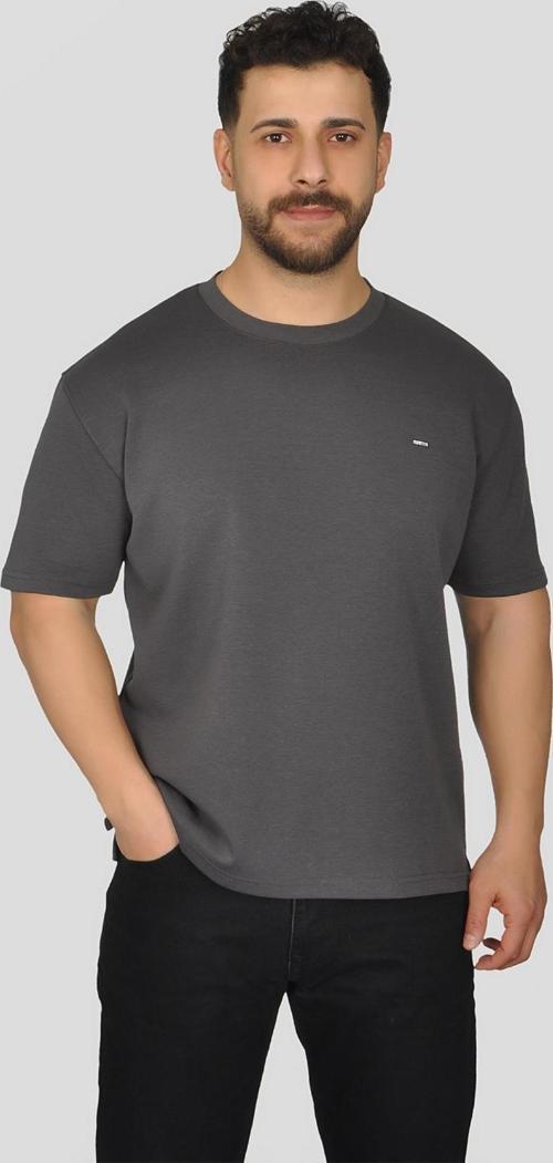 2772 Bisiklet Yaka Oversize Erkek T-Shirt