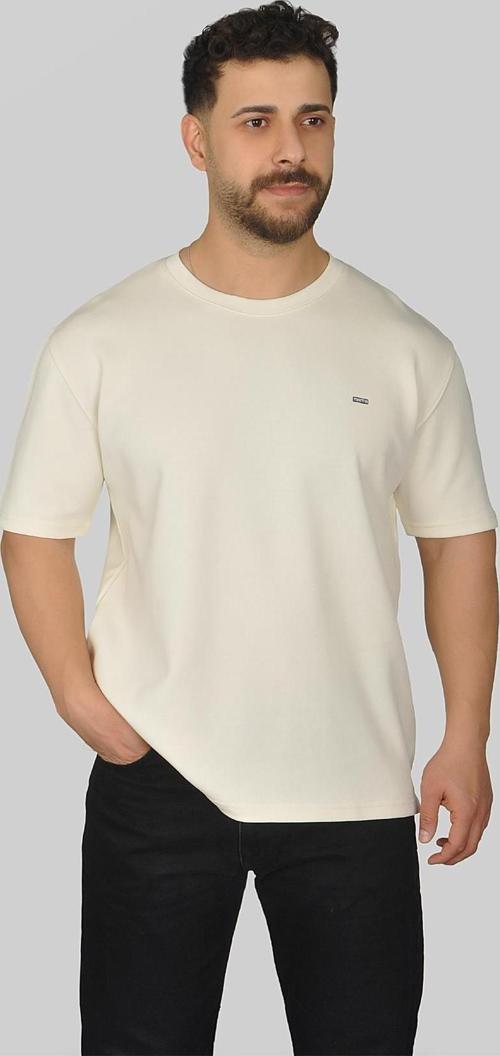 2772 Bisiklet Yaka Oversize Erkek T-Shirt