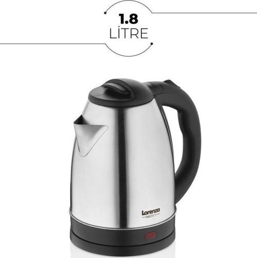 Mercy Kettle 1,8 Lt İnox Su Isıtıcı
