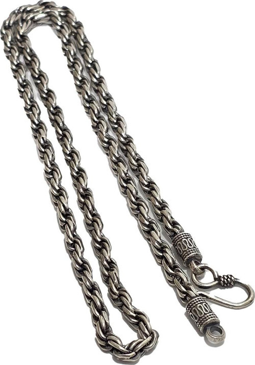 Zincir Motifli 925 Ayar Gümüş Kolye 4,5mm 45,05 Gram