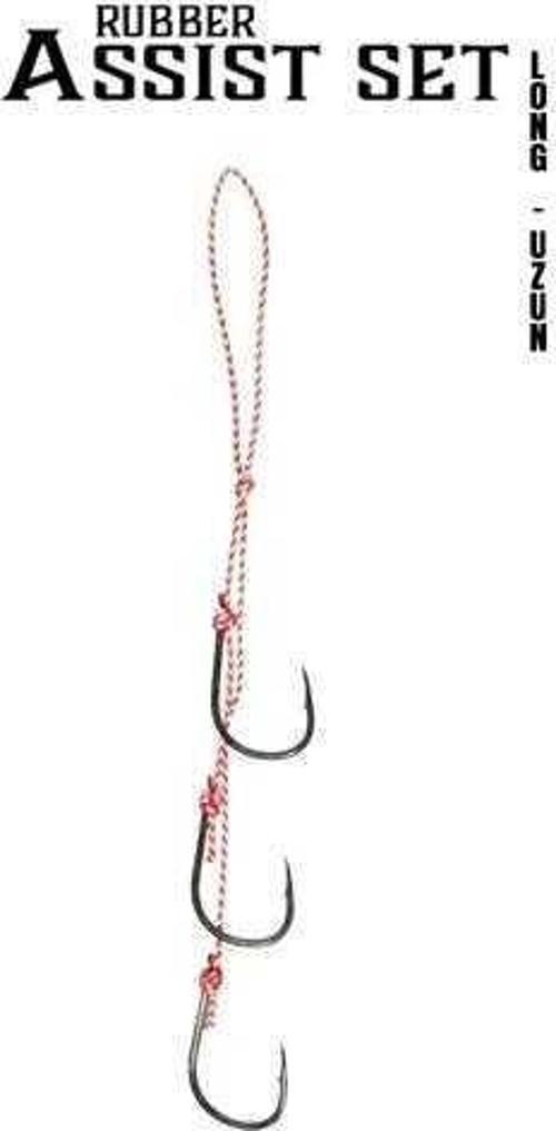 Rubber Üç Kancalı Assist Long Size-Uzun H21-01