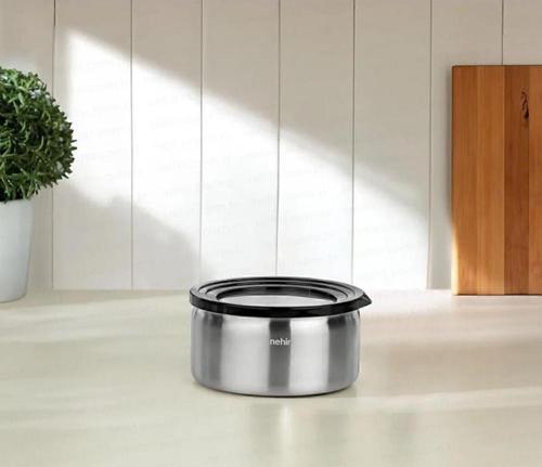 Silver Çelik 12 Cm Saklama Kabı