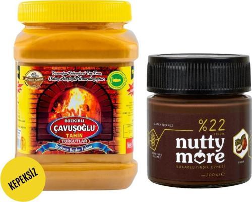 Kepeksiz Tahin 930 gr & Nutty More %22 Kakaolu Fındık Ezmesi 200 gr