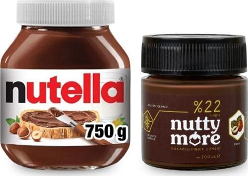 750 gr & Nutty More %22 Kakaolu Fındık Ezmesi 200 gr