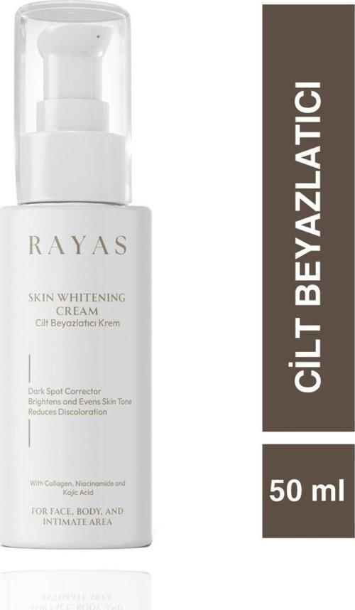 Cilt Beyazlatıcı Aydınlatıcı Glutatyonlu Leke Karşıtı Krem Kolajen, Niacinamide & Kojik Asitli 50 Ml