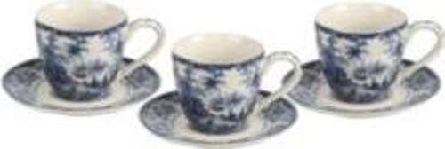 Florantıne 6Lı Kahve Fincanı Set Mavi