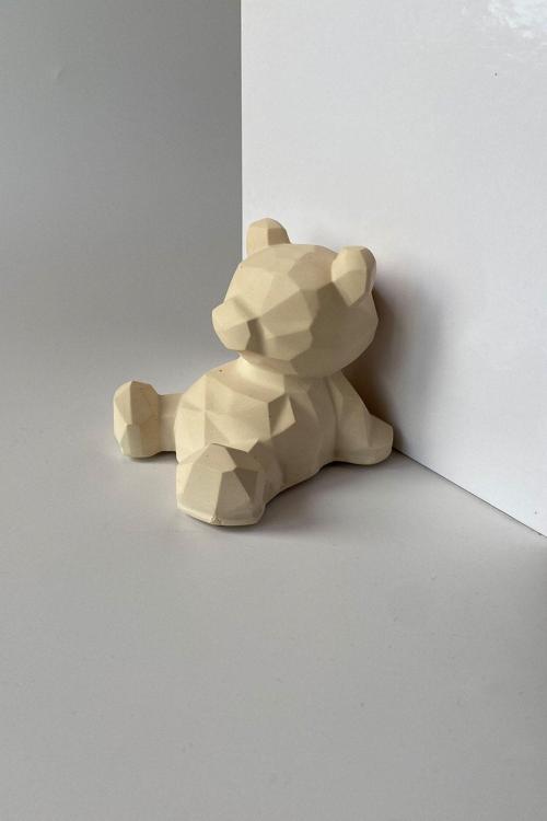 Bear Kitap Tutucu Bej
