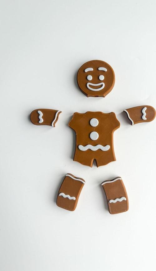6'Lı Gingerbread Kurabiye Adam Buzdolabı Magneti