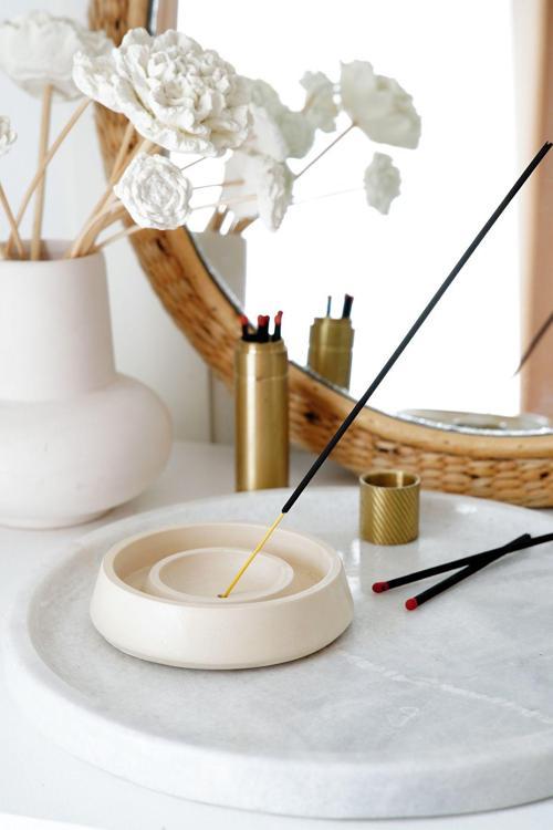 Minimal Palo Santo Tütsülük Bej