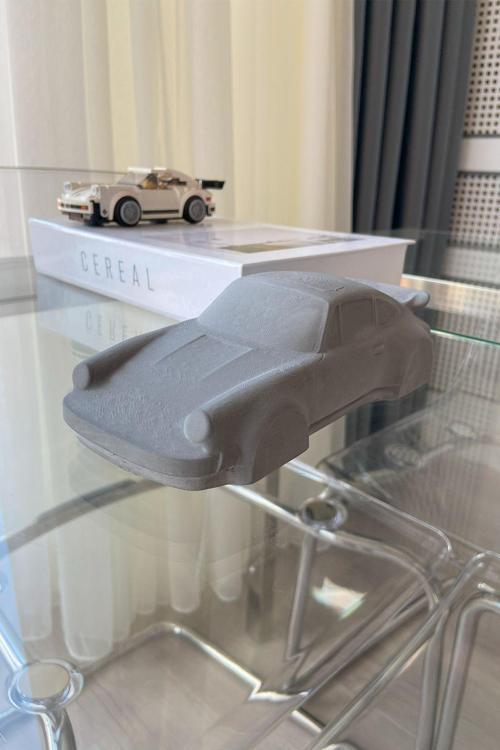 Porsche 911 Model Araba Biblo Gri