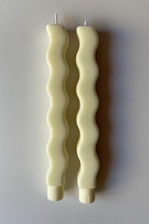 2'Li Wave Kokulu Soya Şamdan Mumu